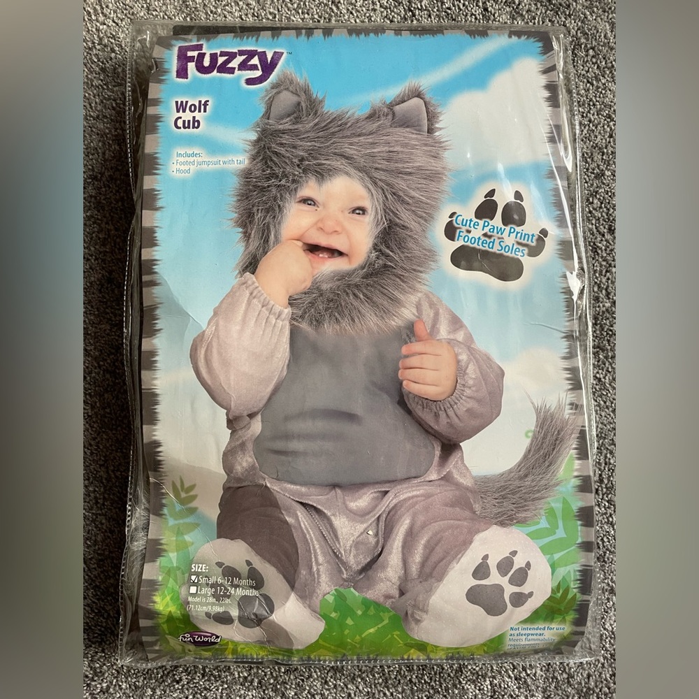 Wolf Halloween costume 6-12m